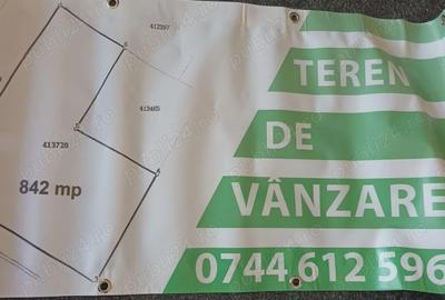 Teren de 842 mp, în Central