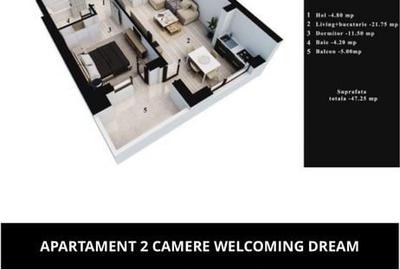Apartament cu 2 camere în Central - 2