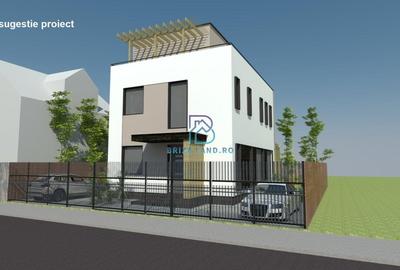 Bucurestii Noi, Straulesti, Redea, teren 393mp, deschidere 12.6m, liber