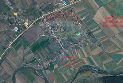 Teren intravilan 1.400 mp, imprejmuit integral - Livada, comuna Iclod - 8