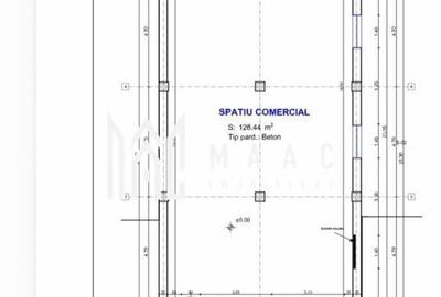 Spațiu comercial, de 170 mp, în Trei Stejari - 2