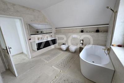 Casa individuala de vanzare teren 852 mp 5 camere 2 bai Selimbar Sibiu - 8