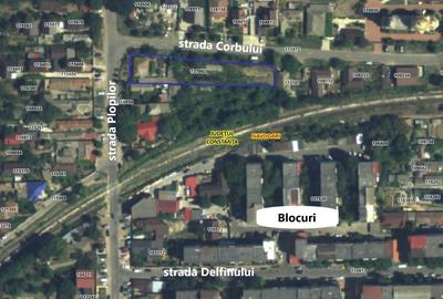 Teren intravilan Navodari strada Plopilor dubla deschidere 1635mp - 2
