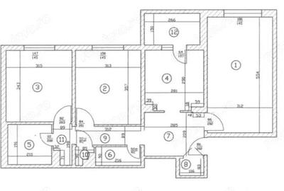 Apartament cu 3 camere decomandat în Crângași - 2