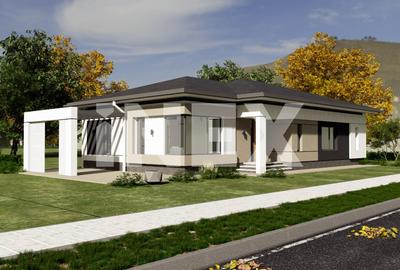 TVA inclus | Case PARTER 4 camere Trivale | Teren 465 mp | Util 120 mp - 1