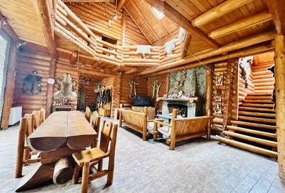 Cabana vanatoreasca din lemn cu vedere spectaculoasa, langa Castelul Cantacuzino - 5