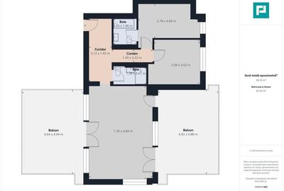 Penthouse cu 3 camere și balcoane de 20mp in zona Doamna Ghica - 3