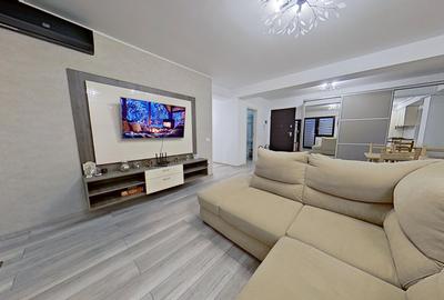 Apartament cu 3 camere semidecomandat, mobilat în Dămăroaia