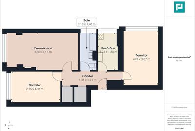 Apartament cu 3 camere decomandat în Cantemir - 3
