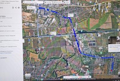 Vand 1000m² teren intravilan construibil la 15 km de Piata Unirii București - 2