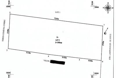 Teren intravilan 1.988?mp Corbu, Str. Lastunului - 2