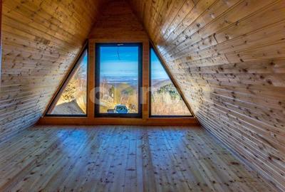 Cabana finisata A-Frame de vanzare | 1.537 mp teren | Muntele Rece I Finisel - 8