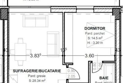 Apartament cu 2 camere semidecomandat în Central - 1