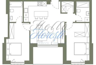 Apartament cu 3 camere în Dâmbul Rotund - 1
