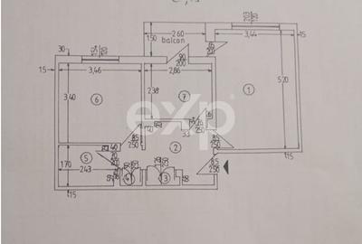 Apartament cu 2 camere decomandat, mobilat în Exercițiu - 5