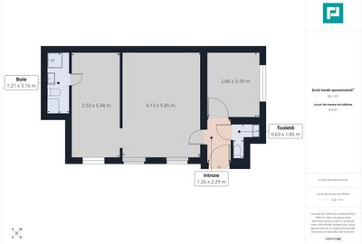 Apartament cu 2 camere semidecomandat în Central - 9