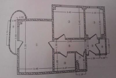 Apartament cu 2 camere decomandat în Rahova - 7