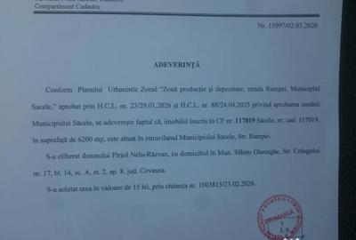 Teren de 6200 mp, în Central - 2