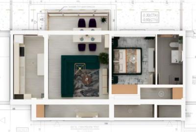 Apartament 2 camere Grigorescu premium cladire boutique