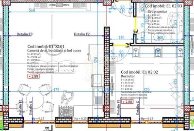 Apartament cu 2 camere decomandat în Calea Moldovei
