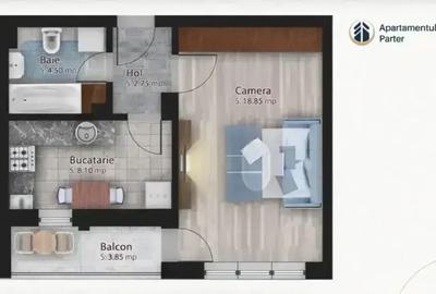 Garsonieră decomandată în Obor - 10
