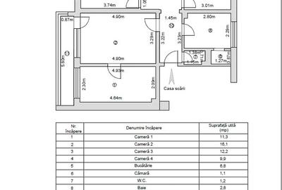 De vanzare 4 camere spatios stradal, in Galati, Mazepa 1, renovat complet - 20