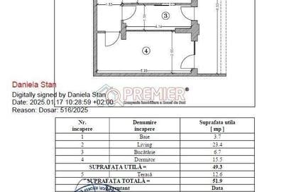 Apartament cu 2 camere decomandat în Văcăresti