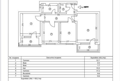 3 Camere Decomandat, Faleza Nord ,73mp, 4-4 - 1
