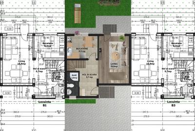 Casa Insiruita 4 camere + pod  Popesti Leordeni. - 27