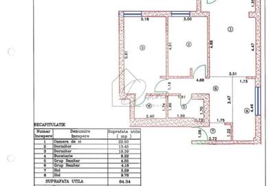 3 camere 4City North I Plaza Pipera I Rond OMV I Mobilat I COM 0% - 2