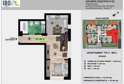 Apartament Tip Studio - Mamaia Nord / Sat - 2