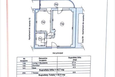 Apartament cu 2 camere decomandat, mobilat în Nord - 24