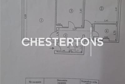 Apartament cu 2 camere decomandat în Central