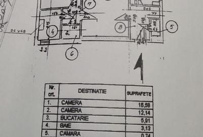 Apartament cu 2 camere semidecomandat, mobilat în Berceni - 9