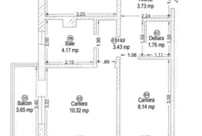 Lipovei, 3 camere, decomandat, et 3 - 15
