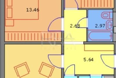 3 camere decomandat, anvelopat, 1/4, -Drumul Taberei - 1