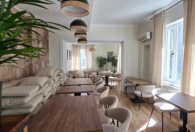 Restaurant cu terasa de inchiriat ultracentral Calea Victoriei, mobilat, utilat! - 3