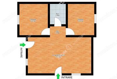 Casă cu 3 camere cu Canalizare în Cristian - 1