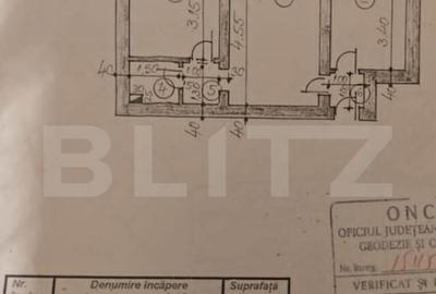 Apartament de vanzare, cu 2 camere, 33 mp, zona Piata 1 Mai - 13