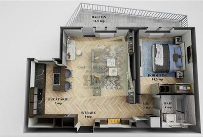 Apartament cu 2 camere decomandat în Aeroport - 10