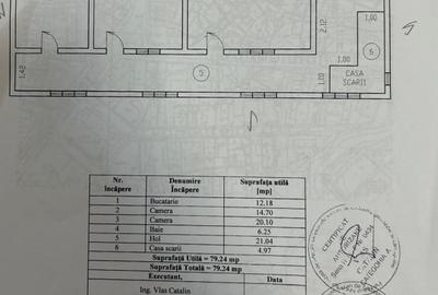 Apartament 2 camere Centru 80mp, imobil casa - curte comuna - 3