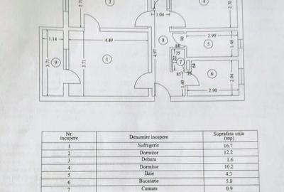 Apartament cu 3 camere în Traian - 2