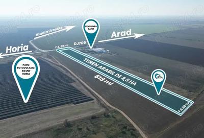 Teren de 28000 mp, în Vladimirescu - 3