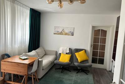 Apartament cu 4 camere semidecomandat, mobilat în Obor
