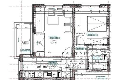 Apartament cu 2 camere decomandat în Olteniței