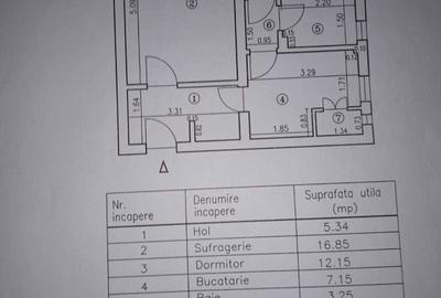 Apartament cu 2 camere în Central