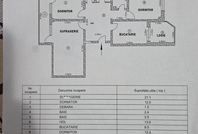 Apartament cu 3 camere în Central - 10