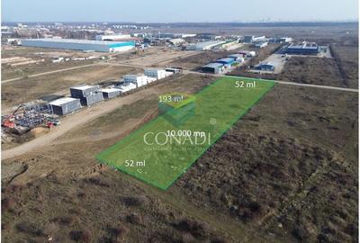 Teren de vanzare cu autorizatie pentru 2 hale - Otopeni - 10.000 mp Teren de vanzare cu autorizatie pentru 2 hale - Otopeni - 10.000 mp - 1