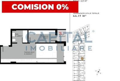 Apartament cu 1 camera in cartierul Sopor - 2