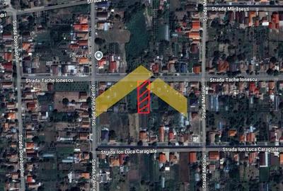 Teren de 1100 mp, în Nord